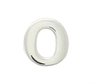 TFT Hanger Zilver Letter O