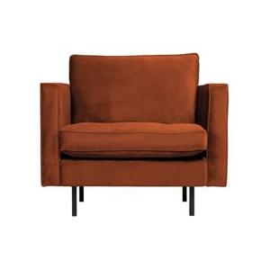 BePureHome Rodeo Classic Fauteuil - Velvet - Roest