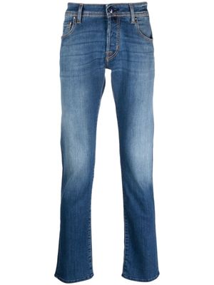 Jacob Cohën jean à slim - Bleu