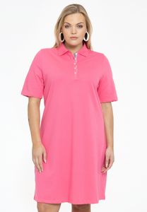 Polo-jurk 46/48 pink