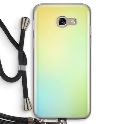 Minty mist pastel: Samsung Galaxy A5 (2017) Transparant Hoesje met koord