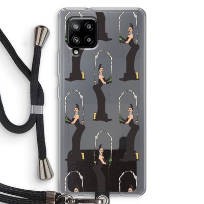 Pop Some Kim: Samsung Galaxy A42 5G Transparant Hoesje met koord