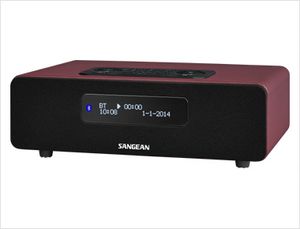 Sangean: DDR-36 Radio met Bluetooth en DAB+ - Rood