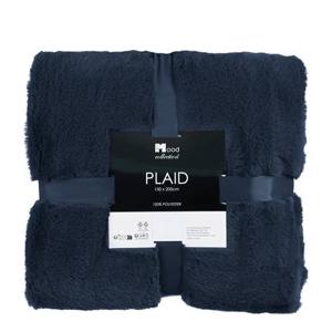 In The Mood Collection Bronte Fleece Deken - L200 x B150 cm - Blauw