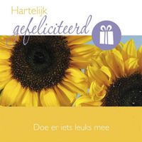 Haza Original geldkaarten Zonnebloem papier - thumbnail