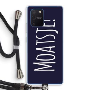 Moatsje!: Samsung Galaxy Note 10 Lite Transparant Hoesje met koord