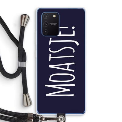 Moatsje!: Samsung Galaxy Note 10 Lite Transparant Hoesje met koord