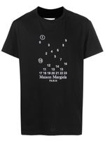 Maison Margiela t-shirt à logo Numeric brodé - Noir - thumbnail