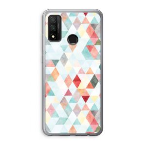 Gekleurde driehoekjes pastel: Huawei P Smart (2020) Transparant Hoesje