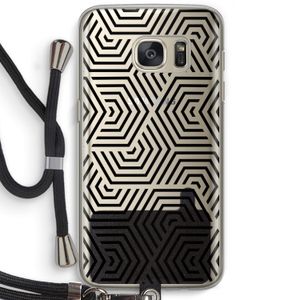 Magic pattern: Samsung Galaxy S7 Transparant Hoesje met koord