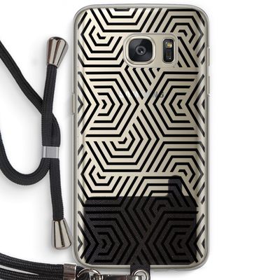 Magic pattern: Samsung Galaxy S7 Transparant Hoesje met koord