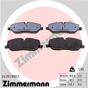 Remblokkenset, schijfrem rd:z 241919801