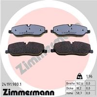 Remblokkenset, schijfrem rd:z 241919801