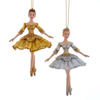 Ornament plastic ballerina l13cm - Kurt s adler