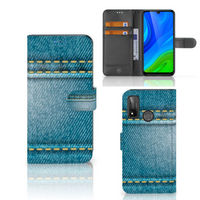 Huawei P Smart 2020 Wallet Case met Pasjes Jeans