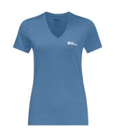 Jack wolfskin Crosstail T-shirt Dames Mid Blue S