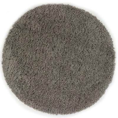 Floki - Hoogpolig Vloerkleed - Antraciet-Ø 120 cm