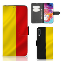 Samsung Galaxy A70 Bookstyle Case Belgische Vlag