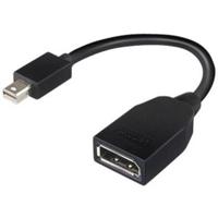 Lenovo 4X90L13971 Adapter [1x Mini-DisplayPort stekker - 1x DisplayPort bus] Zwart - thumbnail