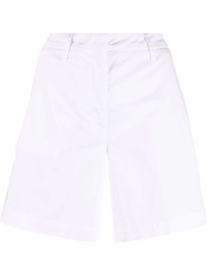 Jacob Cohën short droit à pinces - Blanc