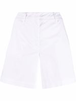 Jacob Cohën short droit à pinces - Blanc