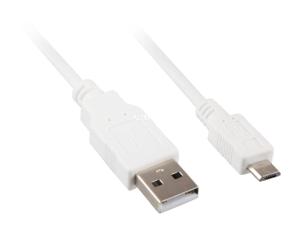 Sharkoon 4044951015511 USB-kabel USB 2.0 0,5 m USB A Micro-USB B Wit