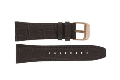 Lotus horlogeband 18015 Leder Bruin 26mm + bruin stiksel
