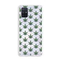 Weed: Galaxy A71 Transparant Hoesje