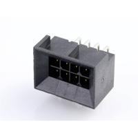 Molex 444280801 Male header, inbouw (standaard) Totaal aantal polen: 8 Rastermaat: 3 mm Inhoud: 1 stuk(s) Tray