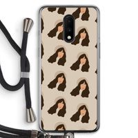 Bonjour mon amour: OnePlus 7 Transparant Hoesje met koord