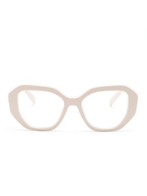 Prada Eyewear lunettes de vue à monture papillon - Tons neutres