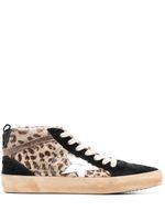 Golden Goose Mid Star panelled sneakers - Noir - thumbnail