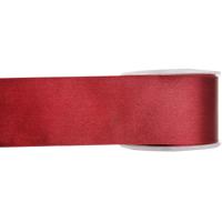 Satijn sierlint - bordeaux rood - Hobby/decoratie cadeau lint - 2,5 cm x 25 meter Satijn sierlint - bordeaux rood - Hobby/decoratie cadeau lint - 2,5 cm x 25 meter