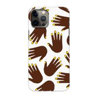 Hands dark: Volledig geprint iPhone 12 Pro Max Hoesje