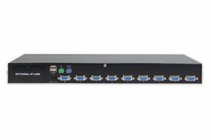 Digitus DS-23200-2 KVM-switch 8 poorten VGA PS/2, USB 1280 x 1024 Pixel, 1920 x 1200 Pixel