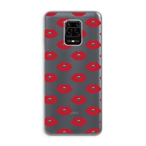 Lips: Xiaomi Redmi Note 9 Pro Transparant Hoesje