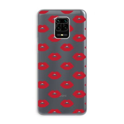 Lips: Xiaomi Redmi Note 9 Pro Transparant Hoesje