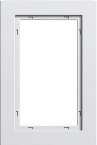 Gira afdekraam wit glanzend E2 1,5VD 100129