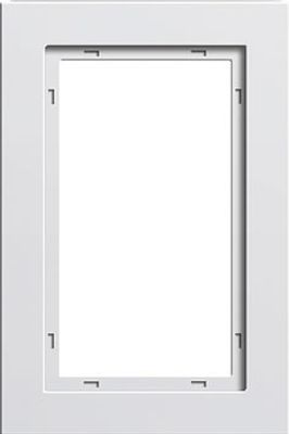 Gira afdekraam wit glanzend E2 1,5VD 100129