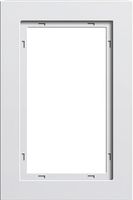 Gira afdekraam wit glanzend E2 1,5VD 100129