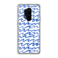 Blauwe golven: OnePlus 8 Pro Transparant Hoesje