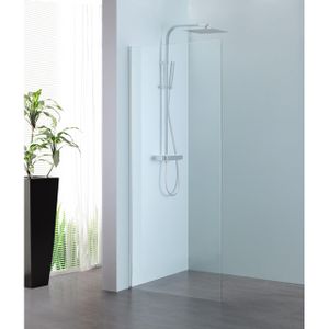 Royal Plaza Parri walk-in 80x200cm zilver profiel en helder glas met clean coating 11424