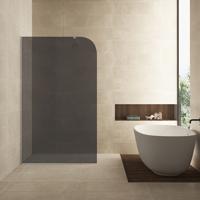 Inloopdouche Wiesbaden Curvea 120x200 cm 8 mm Nano Rookglas