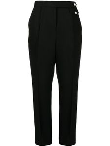 Tory Burch pantalon droit en crêpe - Noir