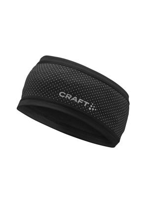 Craft Lumen Fleece 2 hoofdband zwart unisex
