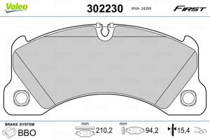 Valeo Remblokset 302230