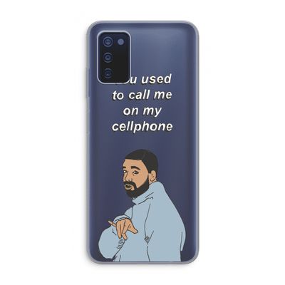 Hotline bling: Samsung Galaxy A03s Transparant Hoesje