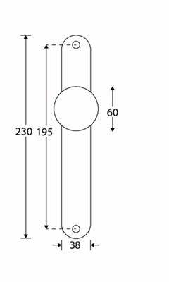 Knopgarn. Kogel 60mm/Modern MGC BLIND Knopgarn. Kogel 60mm/Modern MGC BLIND