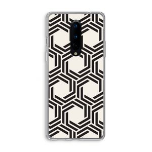 Geometrisch patroon: OnePlus 8 Transparant Hoesje