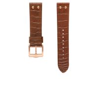 TW Steel horlogeband TWB1311 / TW1311 Leder Bruin 22mm + bruin stiksel - thumbnail